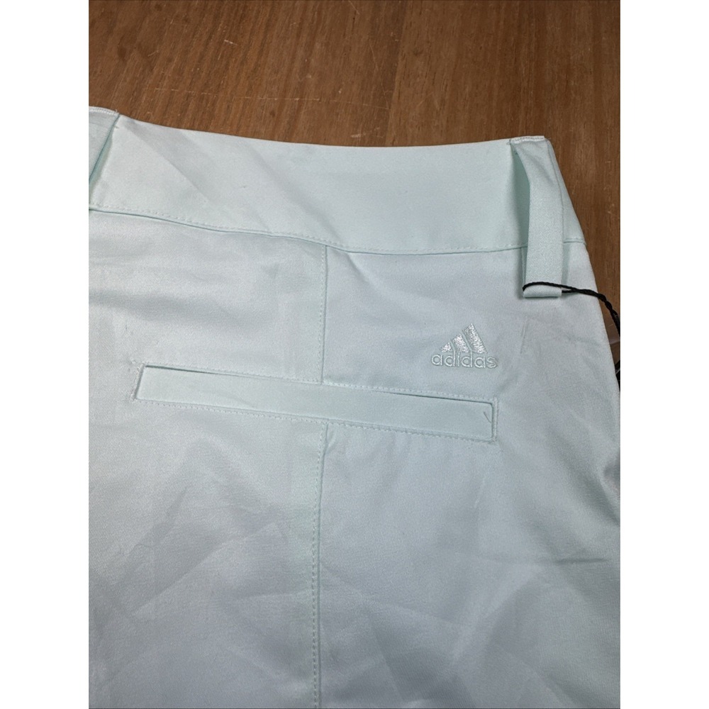 SOLD NWT Adidas Climalite Bermuda Golf Shorts Women's 4 Fresh Green 10" Inseam - Picture 12 of 13